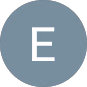 Gray circle with a white uppercase letter E in the center.